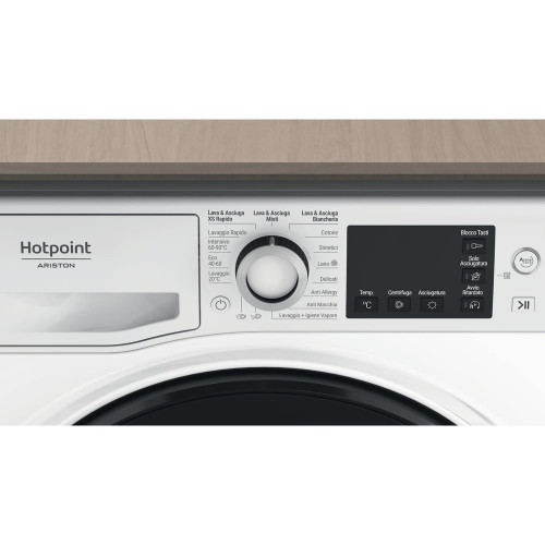 Hotpoint NDB 9636 DA IT - Lavasciuga, 6+9 Kg,...