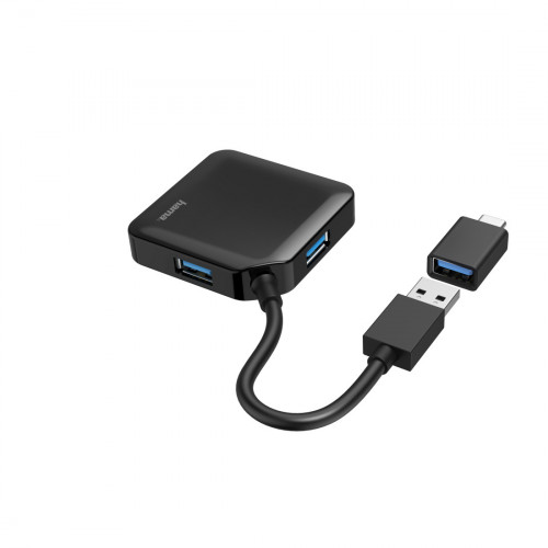 Hama Hub USB 3.0 da tavolo, 4 porte, cavo...