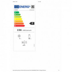 Hisense RR106D4CBF - Frigorifero Monoporta da Libera Installazione, 82 Litri, Classe F, Nero