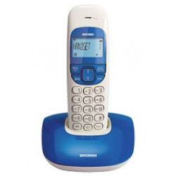 Brondi Nice Telefono DECT Blu, Bianco Identificatore di chiamata
