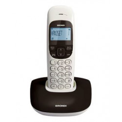 Brondi Nice Telefono DECT Nero Identificatore di chiamata
