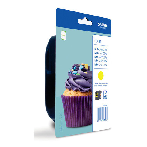 Brother LC-123YBP cartuccia d'inchiostro...