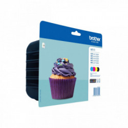 Brother LC-123VALBP cartuccia d'inchiostro Originale Nero, Ciano, Magenta, Giallo Multipack 4 pezzo(i)