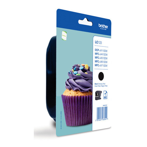 Brother LC-123BKBP cartuccia d'inchiostro...