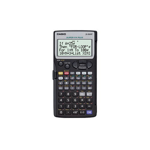 Casio FX-5800P calcolatrice Tasca Calcolatrice...