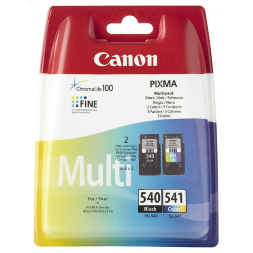 Canon PG-540 / CL-541 Originale Nero, Ciano,...