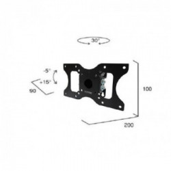 Ciatti ENMONO1020 supporto da parete per tv a schermo piatto 81,3 cm (32") Nero