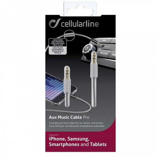 Cellularline Aux Music Connection Cable -...
