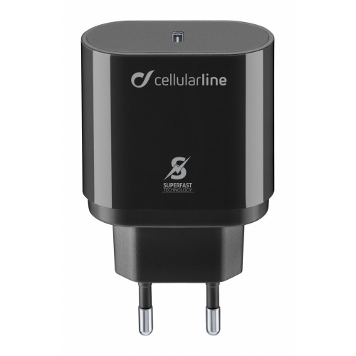 Cellularline USB-C Super Fast Charger PD 25W -...