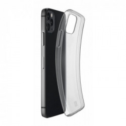 Cellularline Fine - iPhone 12 / 12 Pro Cover in gomma morbida ultra sottile e trasparente Trasparente
