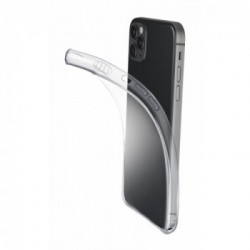 Cellularline Fine - iPhone 12 / 12 Pro Cover in gomma morbida ultra sottile e trasparente Trasparente
