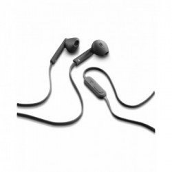 Cellularline Mantis - Universale Auricolari stereo a capsula con microfono e tasto di risposta Grigio