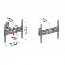 Meliconi CME ER400 165,1 cm (65") Nero