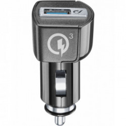 Cellularline USB Car Charger 18W - Huawei, LG, Asus and other smartphone Caricabatterie da auto adattivo 18W Nero
