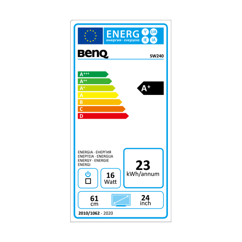 Benq SW240 61,2 cm (24.1") 1920 x 1080 Pixel...