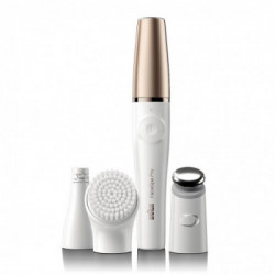 Braun FaceSpa Pro 911 - Epilatore 3-in-1 Wet&Dry con Spazzola, Testina MicroVibrante e Base Ricarica