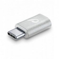 Cellularline COMPACT ADAPTOR - USB-C Adattatore da Micro-Usb a USB-C