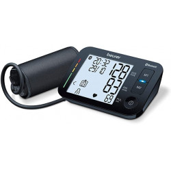 Beurer BM 54 BT - Misuratore di Pressione da Braccio, Bluetooth, 2x60 Posizioni Memoria, Manicotto Universale