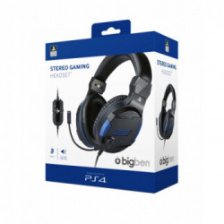 Bigben Interactive PS4OFHEADSETV3 cuffia e auricolare Padiglione auricolare Nero, Blu