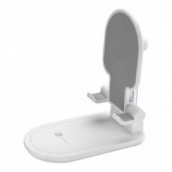 Cellularline Table Stand - Universale per Smartphones e Tablets Supporto da tavolo pieghevole per smartphones e tablets Bianco