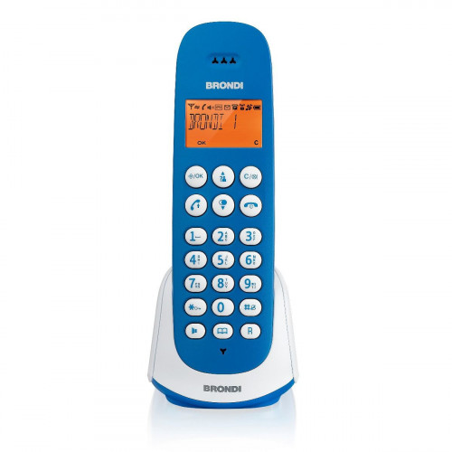 Brondi Adara Telefono DECT Blu, Bianco...