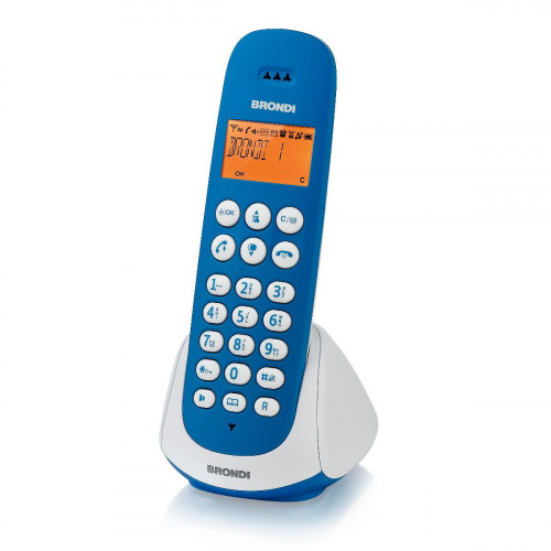 Brondi Adara Telefono DECT Blu, Bianco...