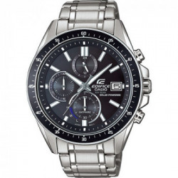 Casio EFS-S510D-1AVUEF orologio Solare resistente Orologio da polso Unisex Nero, Argento