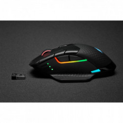 Corsair DARK CORE RGB PRO mouse Mano destra RF Wireless+Bluetooth+USB Type-A Ottico 18000 DPI