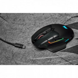 Corsair DARK CORE RGB PRO mouse Mano destra RF Wireless+Bluetooth+USB Type-A Ottico 18000 DPI