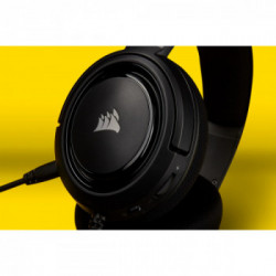 Corsair HS45 SURROUND Cuffia Padiglione auricolare Connettore 3.5 mm Carbonio