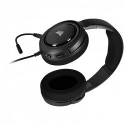 Corsair HS45 SURROUND Cuffia Padiglione auricolare Connettore 3.5 mm Carbonio