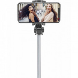 Cellularline Freedom - Universale Asta selfie Bluetooth® treppiede Nero