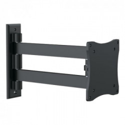 Supporto a muro in alluminio due snodi, inclinabile, per TV LCD/LED 14/32â