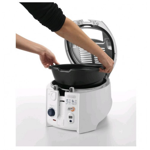 De Longhi F28533.W1 RotoFry - Friggitrice, 1800...