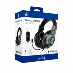 Bigben Interactive PS4OFHEADSETV3G cuffia e auricolare Padiglione auricolare Mimetico