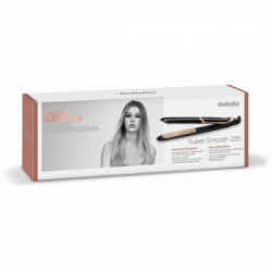 BaByliss Super Smooth 235 Titanium Piastra per capelli Nero, Rose Gold 2,5 m