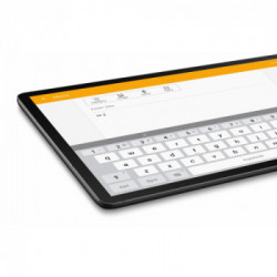 Cellularline Second Glass - Galaxy Tab S6 Vetro temperato sottile e resistente Trasparente