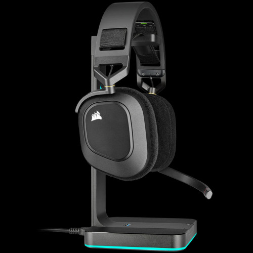 Corsair HS80 RGB Cuffia Padiglione auricolare Nero