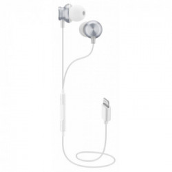 Cellularline Junco - MFI Auricolari stereo in-ear con remote control Bianco