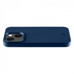 Cellularline Sensation - iPhone 13 Custodia in silicone soft touch con tecnologia antibatterica Microban integrata Blu