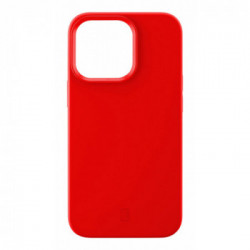 Cellularline Sensation - iPhone 13 Pro Custodia in silicone soft touch con tecnologia antibatterica Microban integrata Rosso