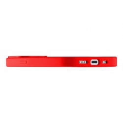 Cellularline Sensation - iPhone 13 Pro Custodia in silicone soft touch con tecnologia antibatterica Microban integrata Rosso
