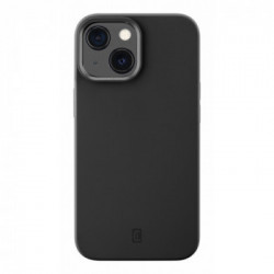 Cellularline Sensation - iPhone 13 Custodia in silicone soft touch con tecnologia antibatterica Microban integrata Nero