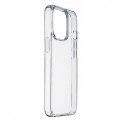 Cellularline Clear Strong - iPhone 13 Pro Custodia rigida con bordi in gomma - con tecnologia antibatterica integrata