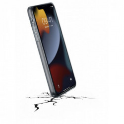 Cellularline Clear Strong - iPhone 13 Pro Custodia rigida con bordi in gomma - con tecnologia antibatterica integrata