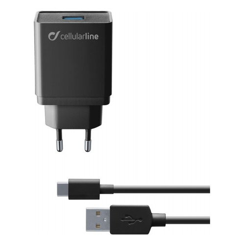 Kit caricabatterie da viaggio, 10W usb-c, nero