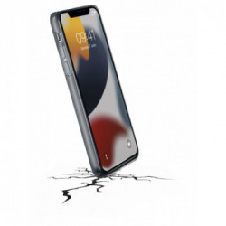 Cellularline Clear Strong - iPhone 13 Custodia rigida con bordi in gomma - con tecnologia antibatterica integrata Trasparente