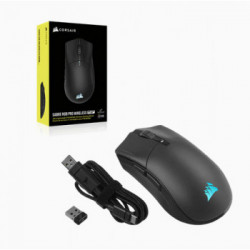 Corsair SABRE RGB PRO WIRELESS CHAMPION mouse Mano destra RF Wireless+Bluetooth+USB Type-A Ottico 26000 DPI