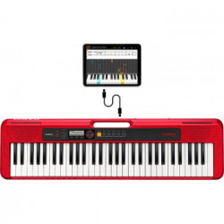Casio CT-S200 tastiera MIDI 61 chiavi Rosso, Bianco USB