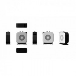 Comfeè NTY15-19 CAE stufetta elettrica Interno Nero, Bianco 1500 W Riscaldatore ambiente elettrico con ventilatore